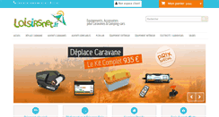 Desktop Screenshot of loisirsnet.fr